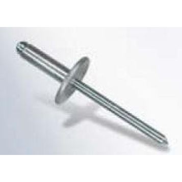 4.8x13.5 Al/A2 Blindnieten mit Flachkopf 16mm DIN 7337 A