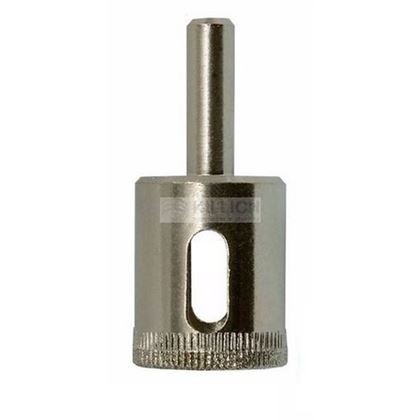 d. 10 Diamantene rohrbohrer in den Bürgersteig