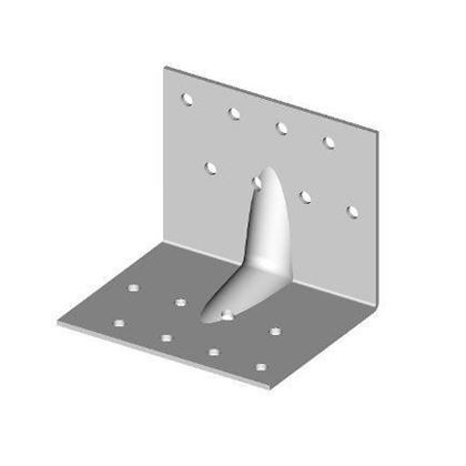 70x70x70 VERZINKT Winkelverbinder mit rippe BV/Ú 05-12/70