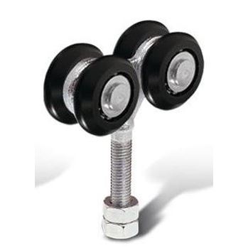 Klein - mittel und groß Laufwagen für Ein-Schiene mit 4 Rädern und Gewindebolze 4RC FN