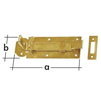WZW 180 Schliessen Riegel (gebogen) 180x65x6.0mm