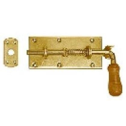 WSP 420 Federriegel mit Holzhebel 420x190x50mm