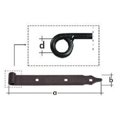 ZP 800 d.16 c Ladenbänder 800x40/5.0 d.16mm BLANK