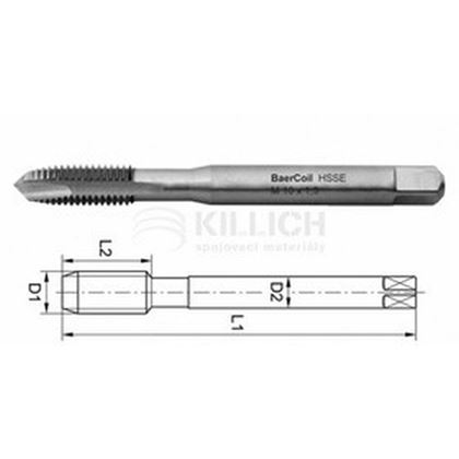 Maschinengewindebohrer M5x0.8 (helicoil) Durchgangslöcher