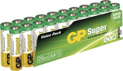 Alkaline-Batterie GP SUPER AA 1.5V, blister (20stk)