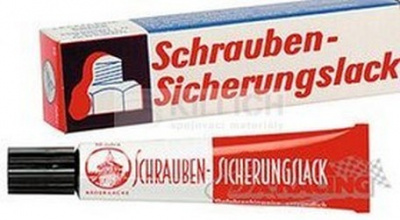 Farbe für Schraubensicherung - rot 20 ml