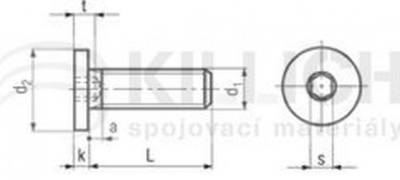 M3x5 SCHWARZ 10.9 Zylinderschrauben mit Innensechskant und extrem niedrigem Kopf BN 1206