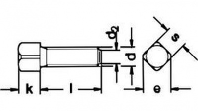 M6x20 BLANK 8.8 Vierkantschrauben mit Karnansatz DIN 479