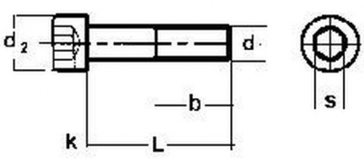 1/2"-12x4.IN BSW BLANK 12.9 Zylinderschrauben mit Innensechskant DIN 912