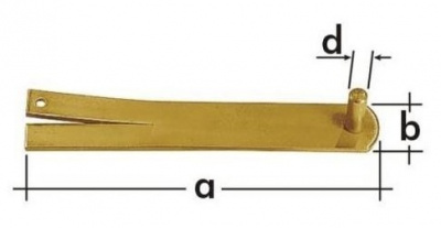 CM 13 Zapfencharnier d.13mm
