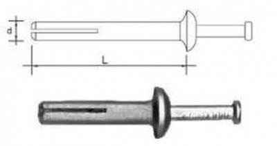 6x50 Metall-Nageldübel HKH