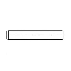 3x8 h8 BLANK Zylinderstifte, Toleranzfeld ISO 2338 A