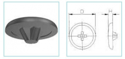Kappen fur schrauben PZ2 BRAUN