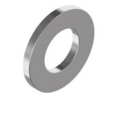 M12 d.13x24x2.5 EDELSTAHL 1.4462 DUPLEX Flache Scheiben DIN 125A